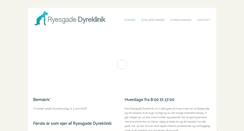 Desktop Screenshot of dyreklinikken-ryesgade.dk